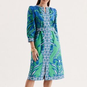 Tyler böe Cotton graphic print midi Dress